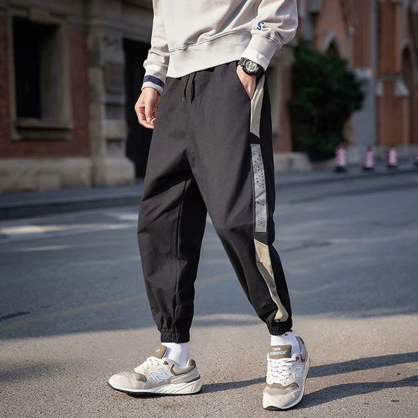 

men's pants 2021 man autum streetwear mens causal sweatpants male baggy joggers harem, Black