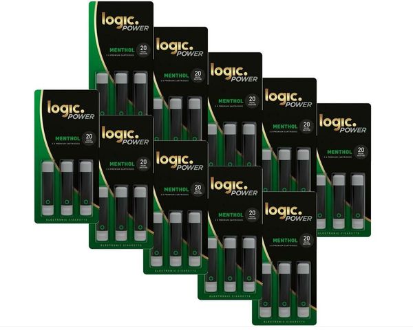 

HOT LOGIC Ecig LOGIC МОЩНОСТИ 3X PREMIUM КАРТРИДЖИ 10шт / LOT БЕСПЛАТНАЯ ДОСТАВКА
