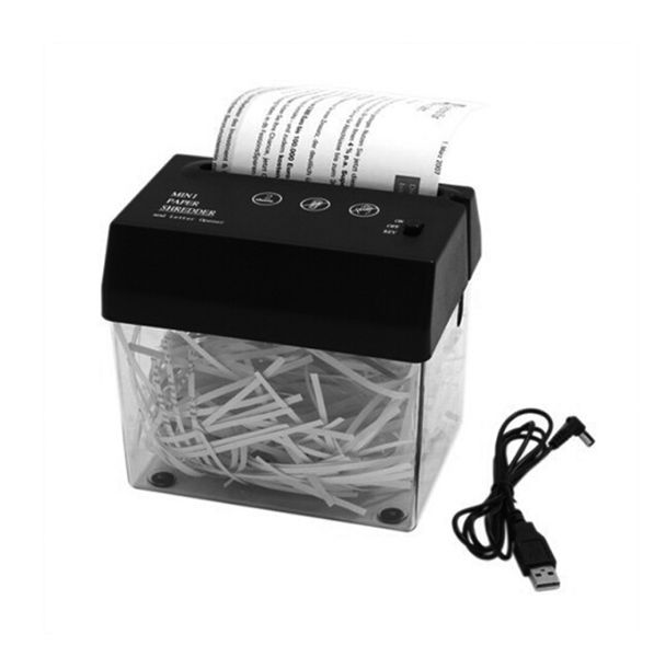 

wholesales 2019 supply small electric shredder usb shredder deska6 size office household shredder