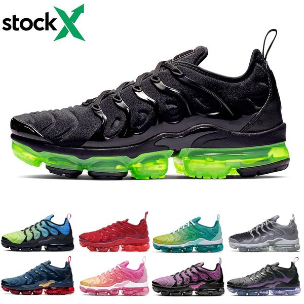 

men women tn plus og white blue midnight navy silver running shoes gradient volt mens designer trainer sports sneakers shoes 36-45