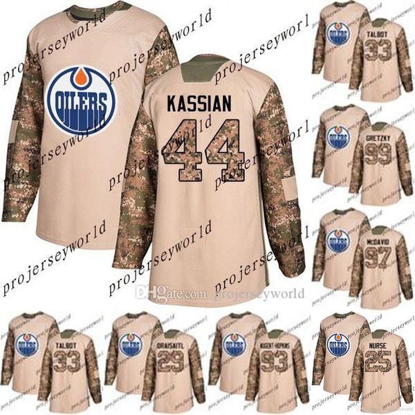 

Mens 2017 Camo Veterans Day Edmonton Oilers 4 Kris Russell 99 Wayne Gretzky 25 Darnell Nurse 27 Milan Lucic 77 Oscar Klefbom Hockey Jerseys