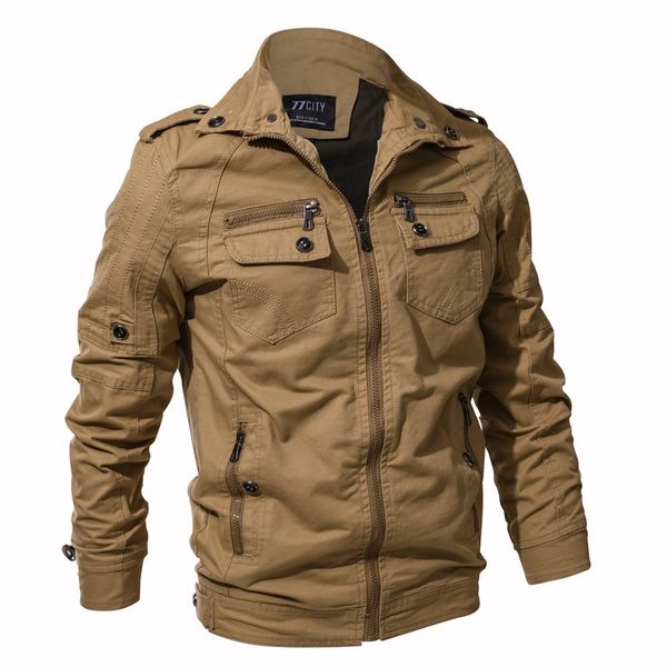 

мужская дизайнерская мульти-карманная военная куртка куртка tide большой размер осень 3d, Black;brown