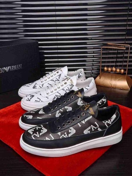 

2019 new mens shoes black white sneakers cushion breathable walking single shoes for men, Black;red