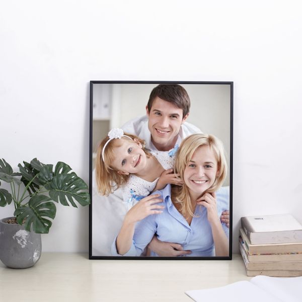 

hfeuropean american style metal poster p frame portrait picture frames wall mountable plain thin nice gift for home 40*30cm