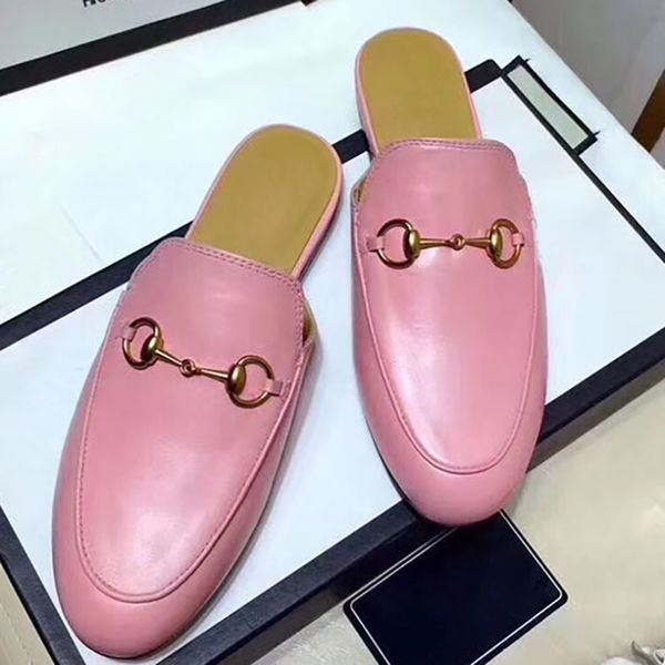 

baotou for women soft cowhide outdoor beach lazy designer brand large size us10 fashion designer women shoes, Black