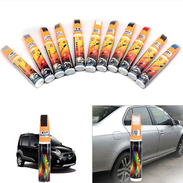 

white black blue red silver yellow car paint repair pro pen mending car remover scratch repair paint pen care accessories