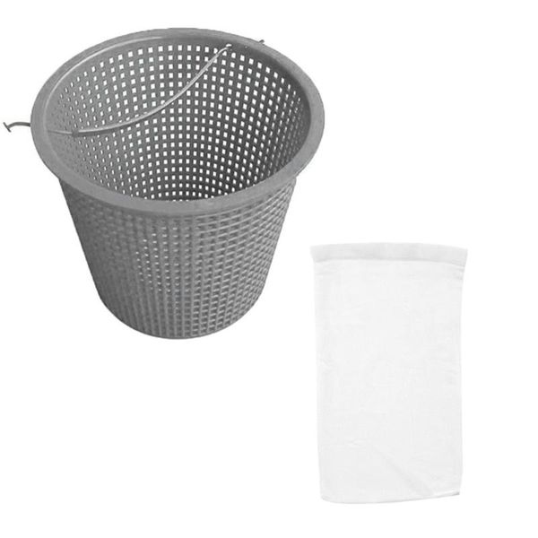 

swimming pool skimmer replacement basket include 1/3/5 pcs skimmer socks swimming pool filter socks for baskets d5