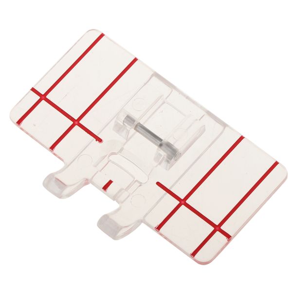 

clear plastic parallel stitch foot presser for home domestic sewing machine, Black