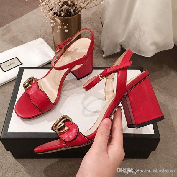 

новая роскошная женская обувь одного способа реальная кожа донные сандалии на высоких каблуках сандалии способа ботинок женщин лета высокого, Black