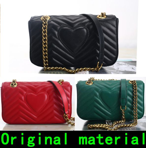 

famous vintage shoulder bag 26cm22cm classic ladies fashion bag crossbody bag original leather handbag word line backpack trend