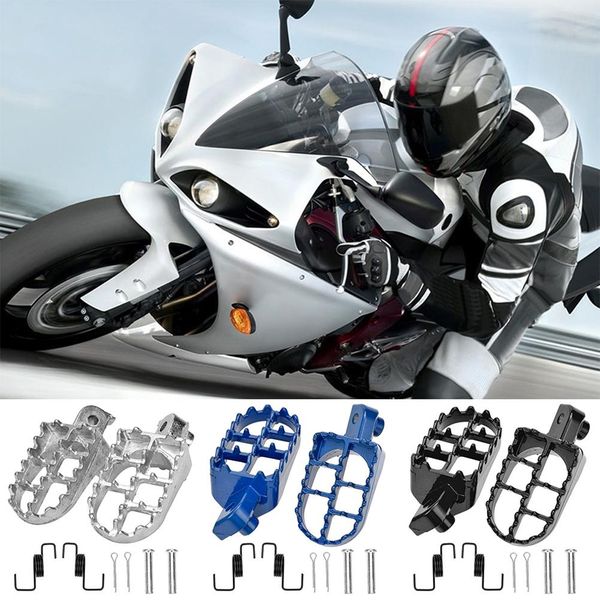 

durable footrest foot pegs pedals for yamaha pw50/80 tw200 crf50/70 kids dirt bikes
