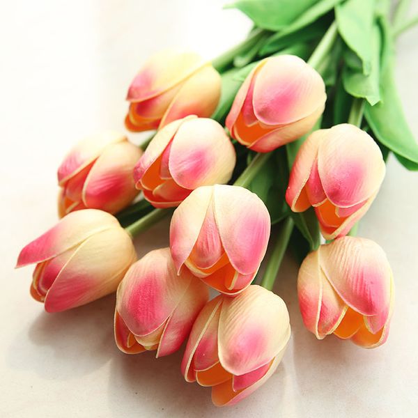 

10 piece of simulated tulip wedding party decoration home placed fake flowers