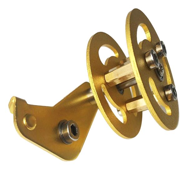 

metal track bearing wheel with damping spring for robot tank car chassis diy, 36mm diameter