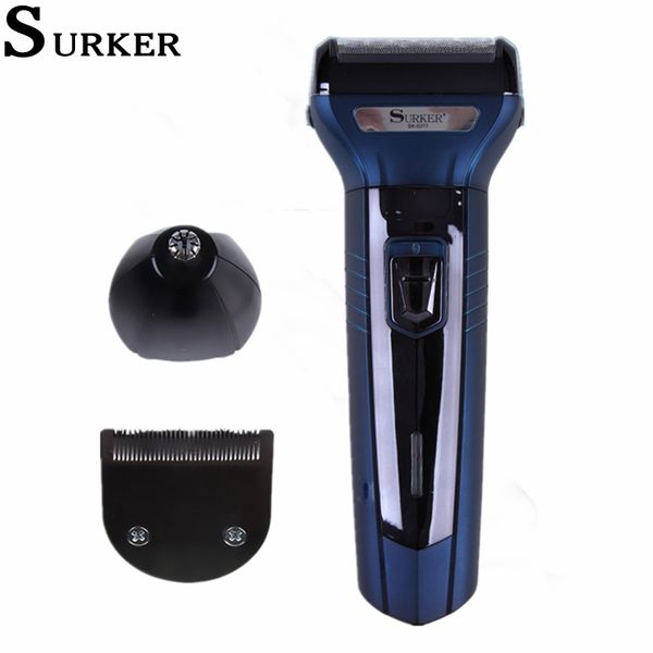 

surker electric shaver rechargeable 3 in 1 reciprocating razor professional male cordless shaving machine sk-6011