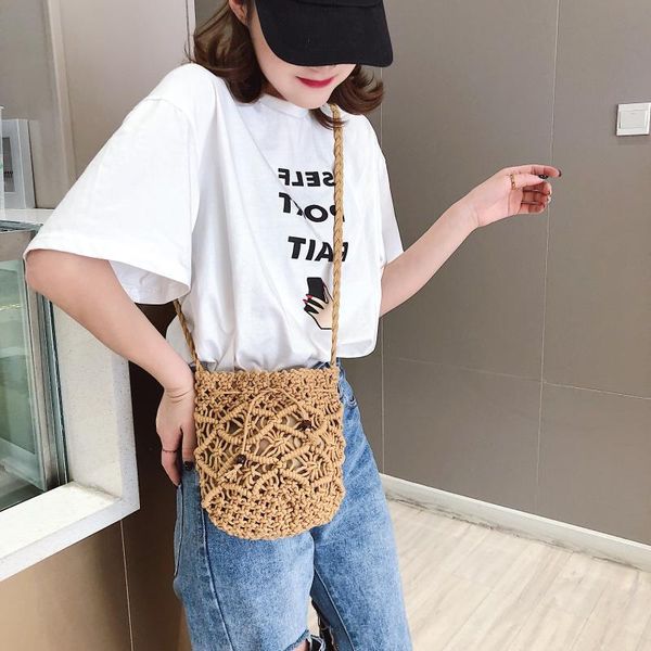 

vintage tassel crossbody bucket bag woman bag female shoulder handbags drawstring messenger crossbody bags sac main