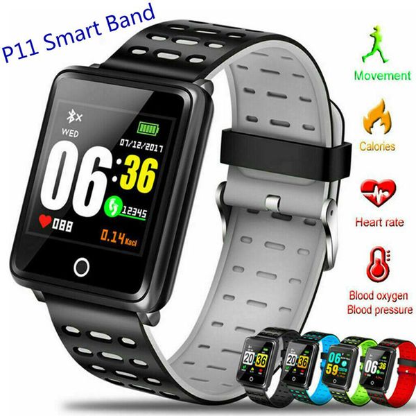 

Smart wearable device P11 smart watch men's and women's mobile phone waterproof heart rate monitor blood pressure sports smart watch
