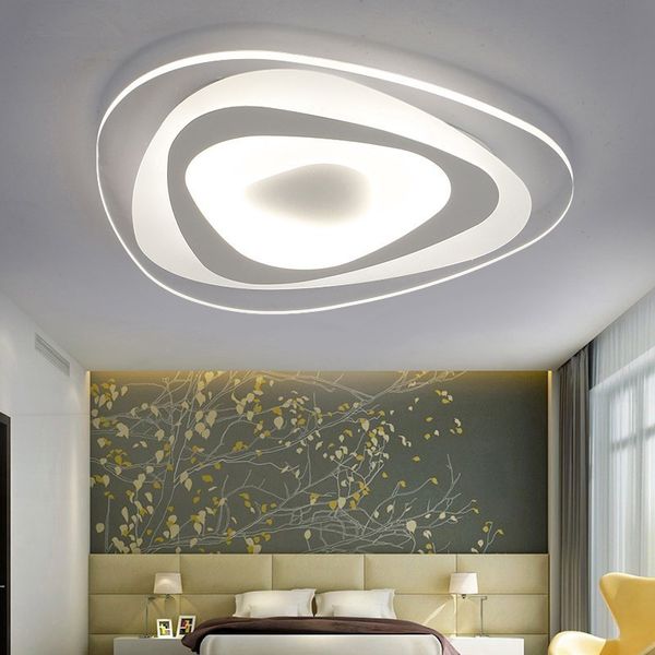 2019 Ultrathin Triangle Ceiling Lights Lamps For Living Room Bedroom Lustres De Sala Home Dec Led Chandelier Ceiling From Jess678 40 21 Dhgate Com