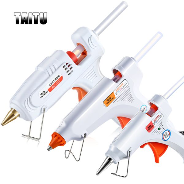 

diy melt glue gun smart adjustable temperature copper nozzle heater mini adhesive glue gun repair heat tools