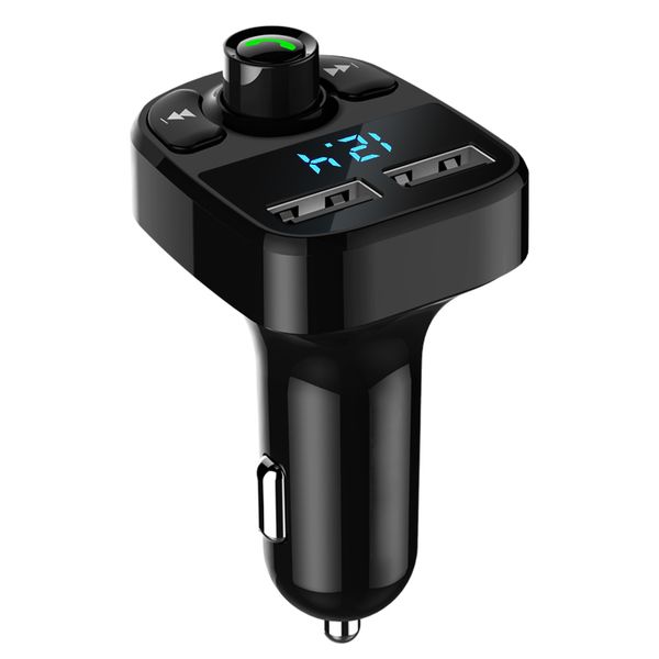 

fm transmitter aux modulator bluetooth handscar kit car audio mp3 player with 3.1a quick charge dual usb charger