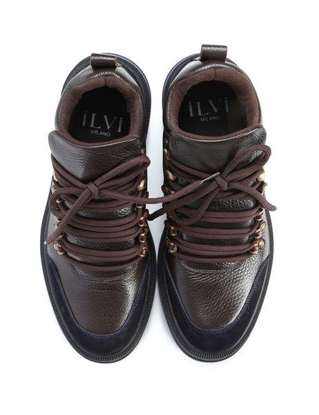 

fear men's boot navy blue suede-brown floater, Black