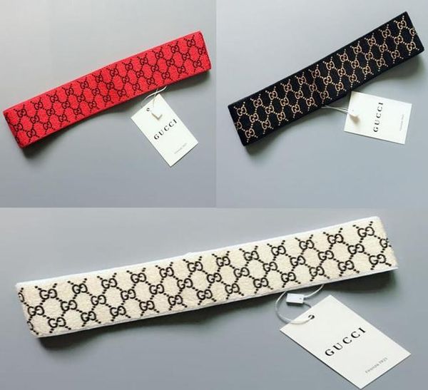 

Модельер письмо оголовье для мужчин Женщины Спорт лента для волос ткань оголовье