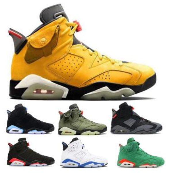 

mens 6 6s basketball shoes travis scotts unc psg gatorade carmine gym red infrared vi 2020 new arrival women designer basket shoes sneakers