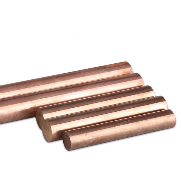 

copper bar round t2 fine copper rod pure round bars stick diy material mould machine frame construction diy shaft 100mm