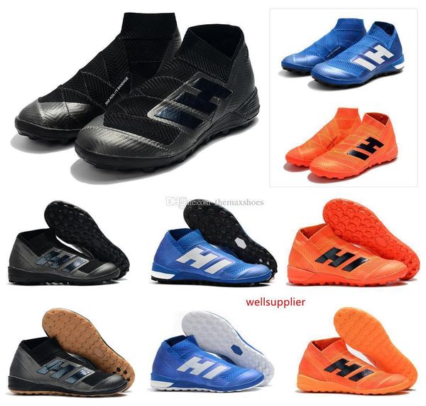 

nemeziz 18 tango hot messi tf ic turf indoor cleats high ankle slip-on 18 x мужские футбольные бутсы футбольные бутсы размер us 6.5-11