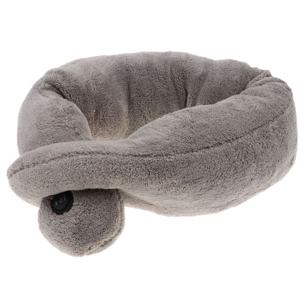 

travel pillow- comfortably supports the head, neck and chin - massage electric cushion for airplane, home, office, car