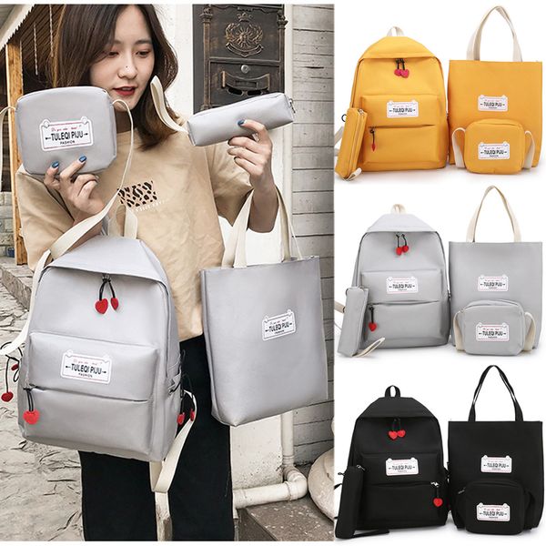 

4шт женщины девушки оксфорд сумочка путешествия рюкзак школьный рюкзак сумки