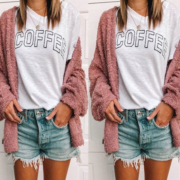 

women long sleeve loose sweater knitted open cardigan coat autumn winter outwear casual, Black;brown