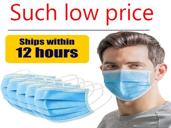 

fast shipping disposable mask / ffp2 50pcs/pack masks 3 layers face mask dust proof ear hook masks good quality pass checking