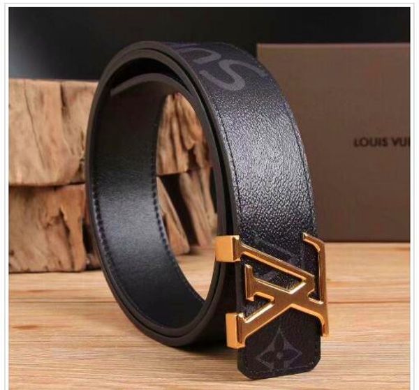

luxury brand famous designer leather belt ladies'/men's belt men's leather business casual denim belt buckle, Black;brown