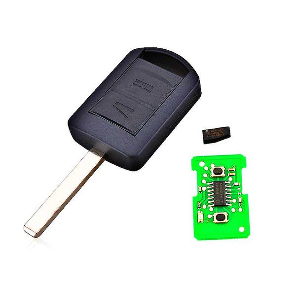 

buttons remote car key for opel vauxhall agila meriva astra corsa c combo van tigra vectra +id40 chip hu100 blade