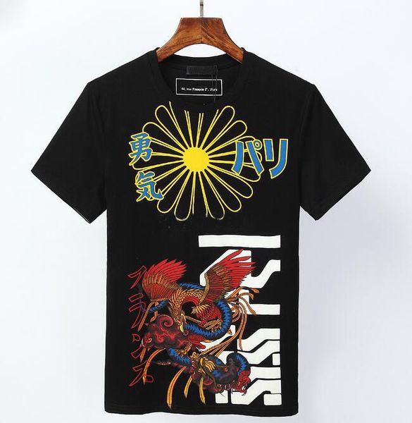 

designer brand t shirts men women hip hop t shirt short sleeves fashion pattern printing mens designer t shirt size m-2xl, White;black