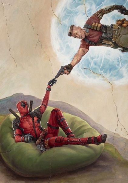 2019 Deadpool 2 Film Foto Stampa Poster Film 2018 Ryan Reynolds Marvel Cavo Wade Art Silk Print Poster 24x36inch60x90cm 05 From Chuy8988 1093