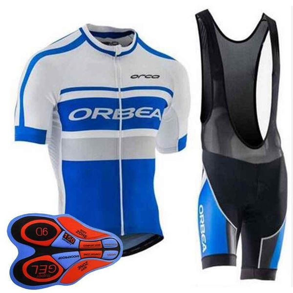 

2020 orbea team cycling short sleeves jersey (bib )shorts sets quick dry men cycling clothing bib shorts sets outdoor mountain 92610f, Black;red