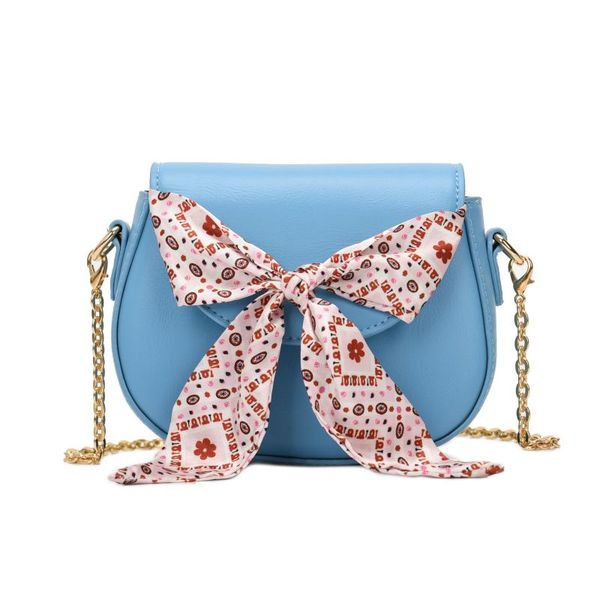 

2020 мода твердый pu кожа цепь женщин плеча сумку шелковый шарф crossbody сумки для женщин болса feminina женщин мешок