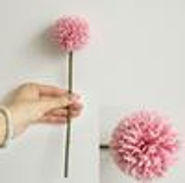 

2020 spot romantic nordic style home decor flower wedding simulation flower dandelion hyacinth plastic flower pgraphy set fake flowers