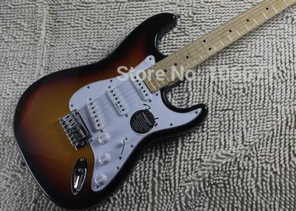 

fstandard electric guitar synchronized tremolo on headstock strat