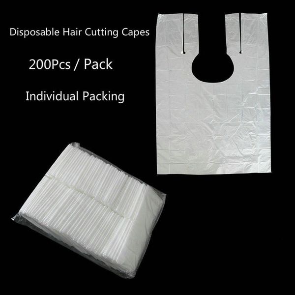 

60x90cm disposable barber cloth cape waterproof neck shawl salon gown for barbershop shampoo styling coloring beauty makeup 200pcs/pack
