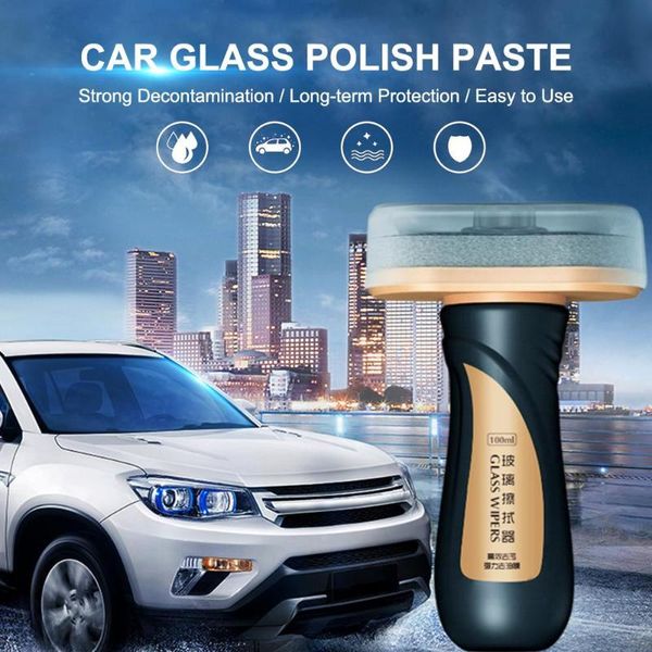 

car glass polish paste cleaning paste wax glass care oil remover window film oil-proof film agent water hydrophobic paint for au