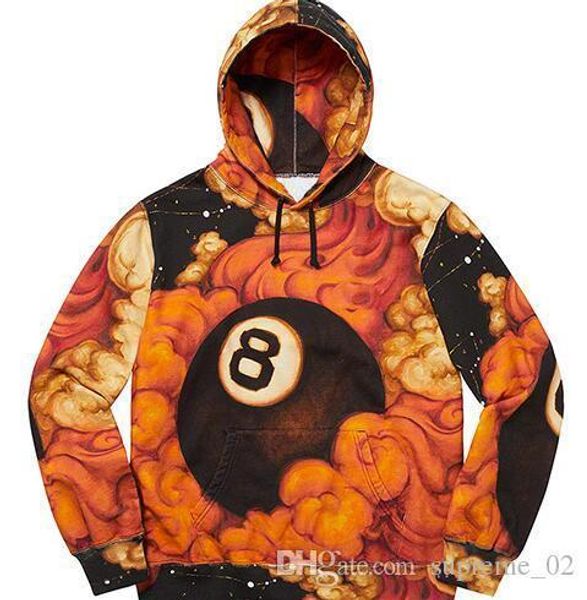 

designer hoodie noahmartin wong 8-ball cloud black 8 loose sweater women xiangyun black eight couples hoodie brand pullover