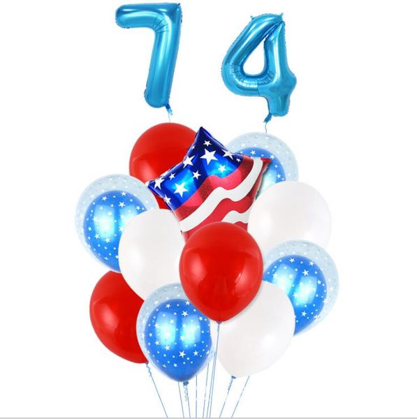 

4th of print balloon usa independence decoration july decorations party latex foil fashion american balloon day set balloons c8 tgxcu