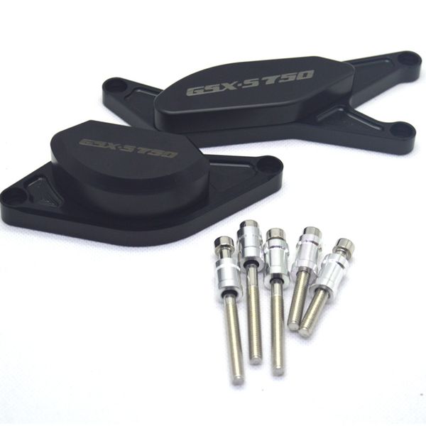 

for gsxs750 gsx-s750 2015 2016 2017 2018 conjunto completo motor crash pads quadro sliders prote