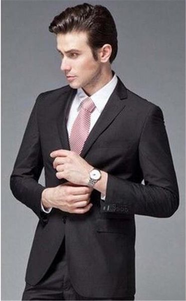

black men business suit kingsman new costume homme mariage mens 2 piece suits wedding groom terno masculino jacket+pant, White;black