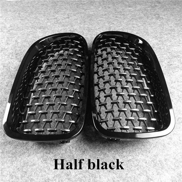 

1 pair diamond style front mesh grill grille 2010-2016 abs car grille for 5 series f10 f11 f18 520i 523i 525i 530i 535i