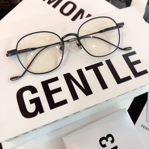 

new gm square metal frame vintage retro classic full frame horn rimmed clear lens glasses for tom 22, White;black
