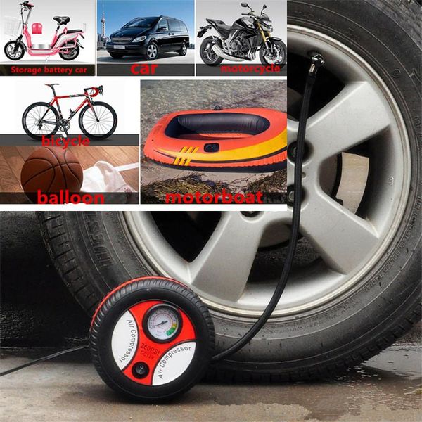 

Car mini inflatable pump electric tyre pre ure monitor compre or portablep i 12v air pumping tire pump for bike motor ball