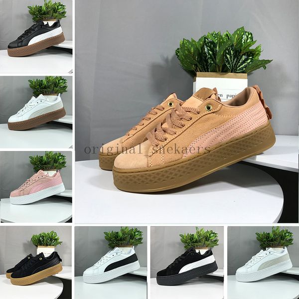 

smash platform sd platform wheat black green casual shoes fenty cleated creeper professional shoes outdoor trainer pm suede creepers